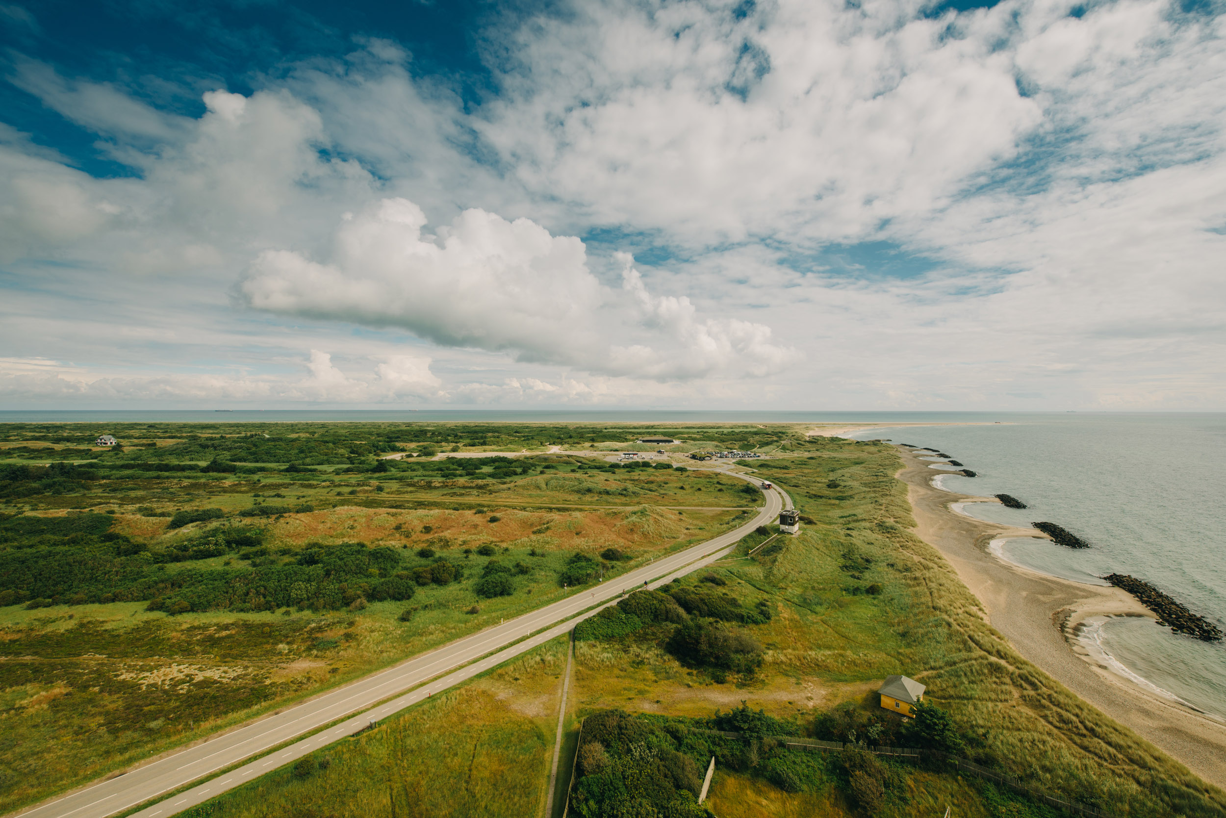 Dune and coast panorama